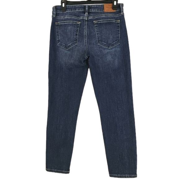 Lucky Brand ~Woman Size 8/29~ Blue AVA CROP Jeans Pockets, Logo. - Picture 3 of 16